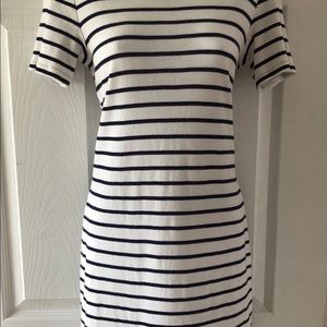 Tommy Hilfiger T-Shirt Striped Lace-Trim Dress
